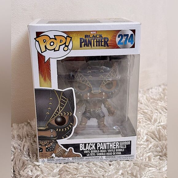 Funko Pop! Marvel #274 Black Panther Warrior Falls w/ Protective Case - Picture 1 of 8